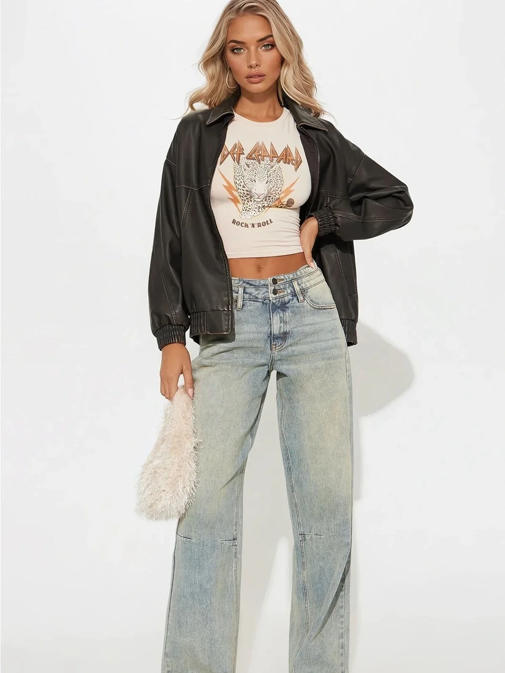 Tall Artesia Tinted Baggy Non Stretch Jeans - Light Wash
